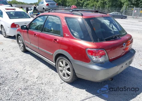 2007 Subaru Impreza Outback Sport из США, поврежденный, VIN JF1GG63637H803755